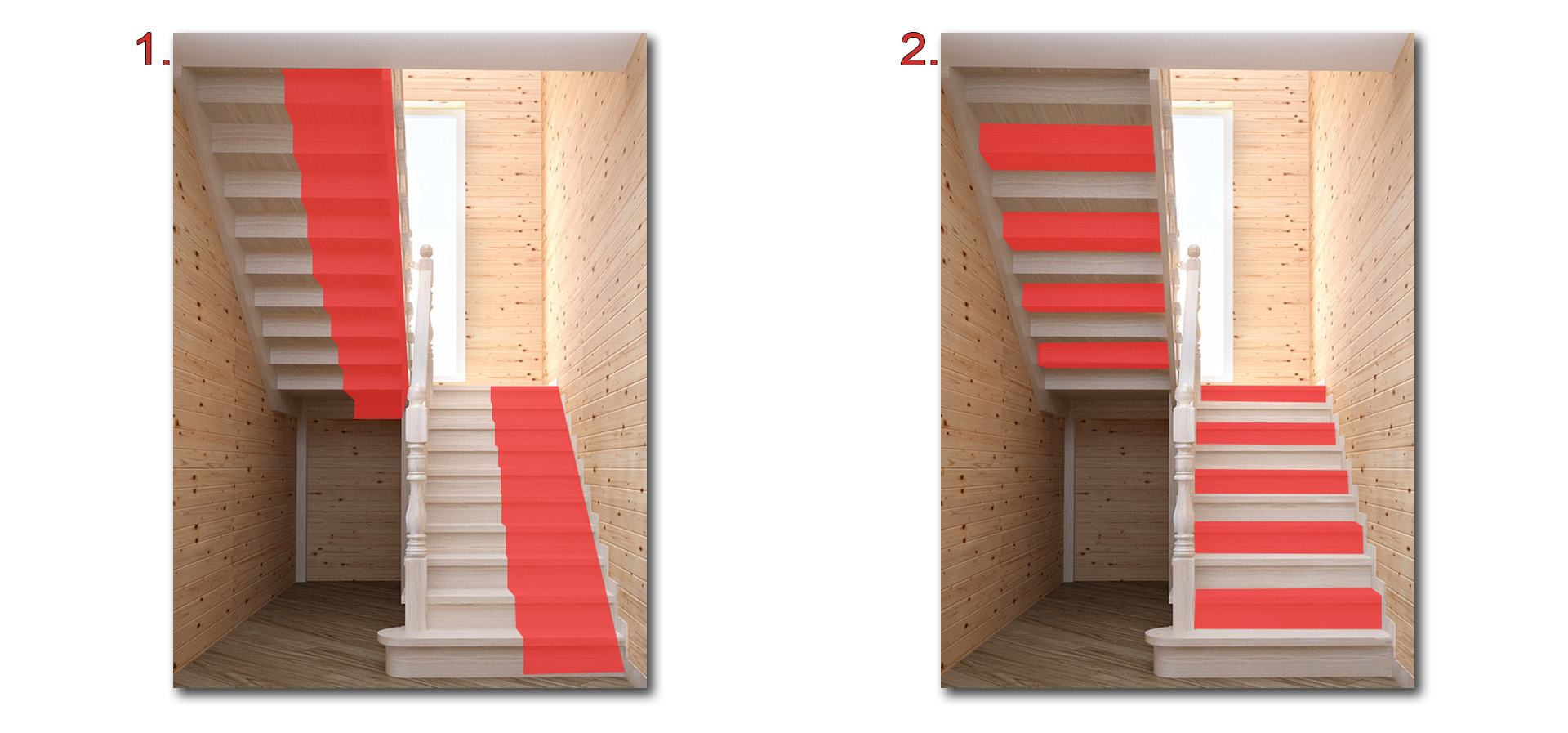 Как покрасить лестницу в доме